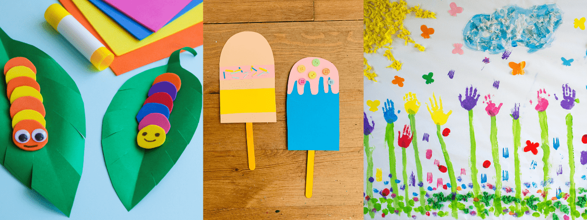 11 Wonderfully cute and super simple summer crafts for kids - Happity Blog